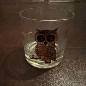 Culver owl glass